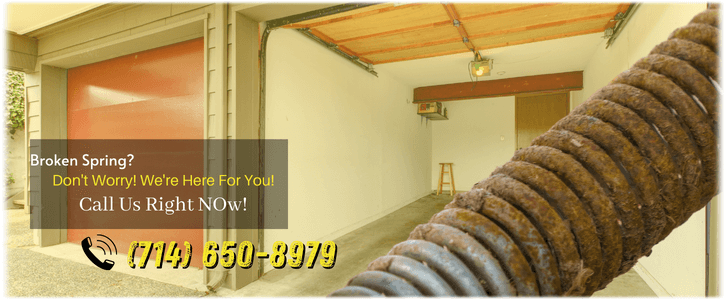 Broken Garage Door Spring Repair Irvine CA